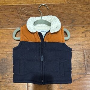 Old Navy Kids' Black and Tan Vest